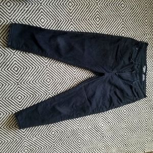 Levi Denizen high-rise skinny 31x30 black jeans